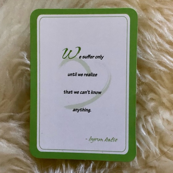 "Loving What Is" Meditation Cards by Bryon Katie - Picture 6 of 14